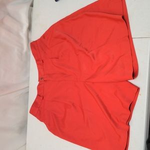 Marcia red summer shorts size 8